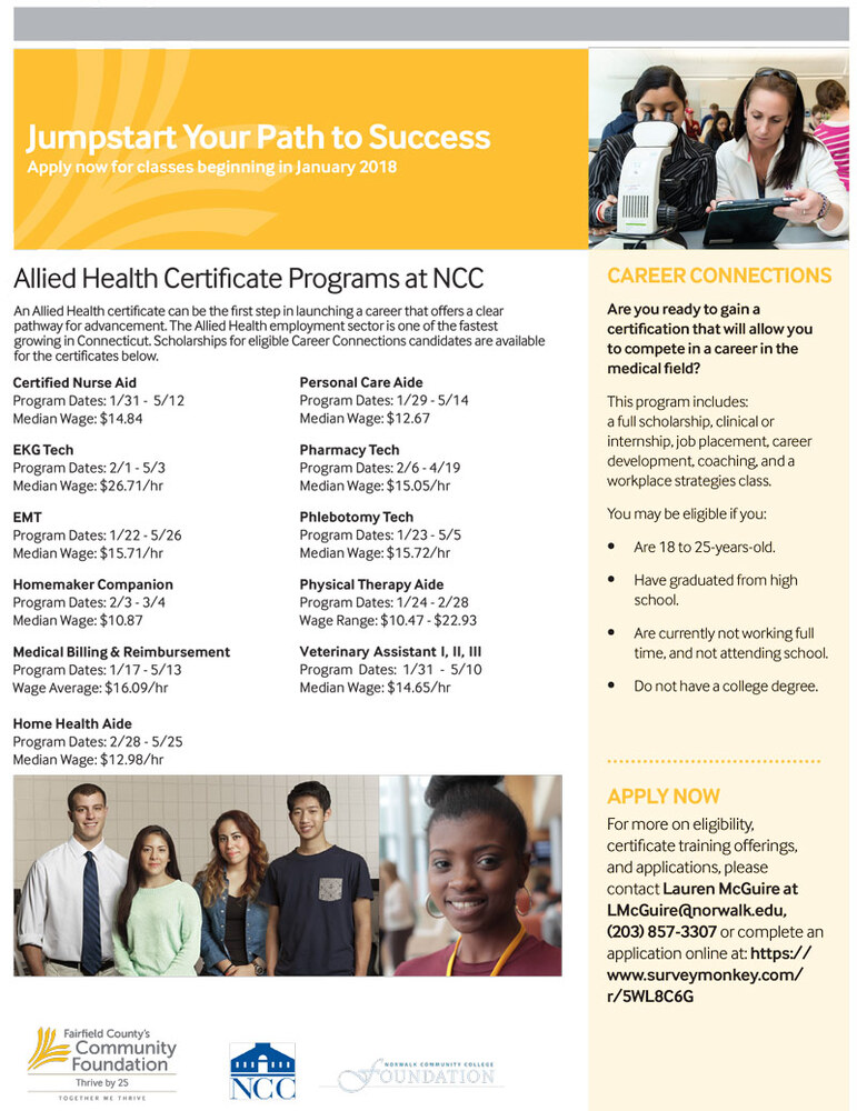 Jumpstart Your Path to Success flyer with information above