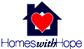 logo heart in house