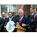 older man speaking at the podium