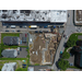 Washington Village aerial view of construction site