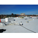 Construction on the roof of the building 