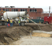 pouring concrete foundations