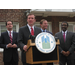 Man giving presentation at the podium