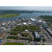 Washington Village aerial view before construction