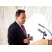 Man speaking at podium