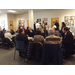 people eating at luncheon