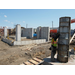 concrete columns finished with wall